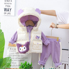 SSN040924-1 طقم شتوي 4 قطع تقيل ( جكيت + فست نفخ + بنطلون + حقيبة)