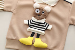 SSX220824-156 ترينج قطن اصلي قطعتين ( بلوزة + بنطلون) ربيعي خريفي