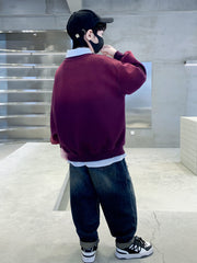 WZH301124-6 هودي ولادي قطن دافي