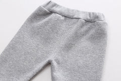 SSN040924-8B طقم شتوي بناتي قطعتين بطن فرو بالكامل ( بلوزة + بنطلون )