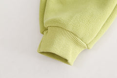 SSX220824-48P طقم ولادي شتوي تقيل مبطن فرو بالكامل قطعتين ( بلوزة + بنطلون)