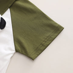 SSX220824-97 طقم صيفي قطعتين ( بلوزة + بنطلون)