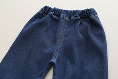 RM231223-39 طقم جينز 3 قطع ( جكيت + بلوز قطنية+ بنطلون)