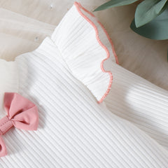 EU120424-15 طقم بناتي خريفي شتوي ربيعي ( بلوزة + تنورة)