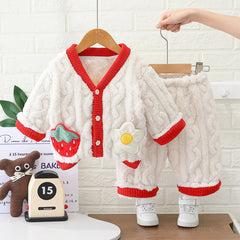 SSX220824-47 بجامة تقيلة جدا بناتي خامة ممتازة غسيل ولبس قطعتين ( جكيت + بنطلون)