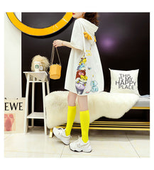 AO0524-12 بلوزة قطنية قصة واسعة