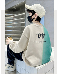 WZH301124-8 هودي ولادي قطن اصلي ربيعي خريفي دافية