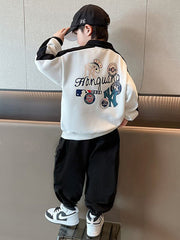 WZH301124-26 هودي ولادي قطن دافي