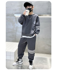 WZ261124-11 ترينج شتوي مبطن فرو تقيل قطعتين ( بلوزة + بنطلون)