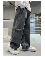 WZH301124-43 بنطلون جينز ولادي