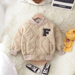 SSX220824-44 طقم خريفي شتوي ولادي تقيل نفخ مبطن قطعتين ( جكيت + بنطلون)