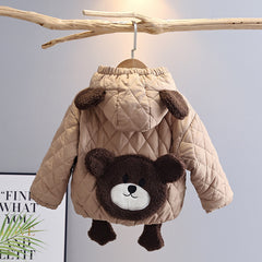 SSX220824-56 جكيت دبدوب ولادي مبطن فرو