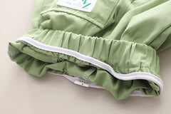 SSX220824-9 طقم ولادي قطعتين ( بلوزة قطنية + شورت ) توب كوليتي