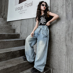 RM150424-4 طقم بناتي قطعتين ( بلوزة + بنطلون مميز قصة مودرن )