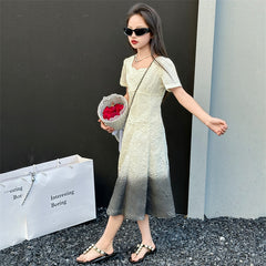 RM150424-33 فستان بناتي مودرن ناعم