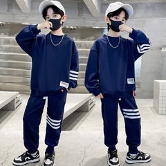 WZ261124-44 بدلة رياضية قطنية ربيعي خريفي قطعتين ( بلوزة + بنطلون)