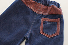 SSX220824-141 طقم جينز 3 قطع ( جكيت + بلوزة + بنطلون )