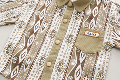 RM0608-22 طقم ولادي 3 قطع ( بلوزة + جكيت + بنطلون جينز )