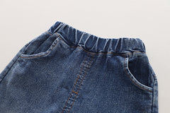 SSX220824-166 طقم ولادي 3 قطع ( جكيت صوف+ بلوزة قطنية + بنلطون جينز )