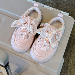 WDY260924-15 حذاء بناتي مورد فخم قالب مريح وطبي للمناسبات والاعياد