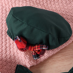 EU120424-7 طقم بناتي 3 قطع ( تنبان + فستان + طاقية)