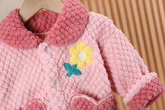 SSX220824-45 بجامة تقيلة جدا بناتي خامة ممتازة غسيل ولبس قطعتين ( جكيت + بنطلون)