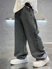 WZH301124-43 بنطلون جينز ولادي