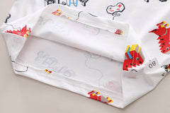 SSX220824-7 طقم صيفي قطعتين ( بلوزة + شورت )