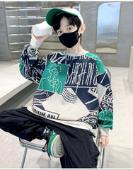 WZH301124-29 هودي ولادي قطن دافي ربيعي خريفي