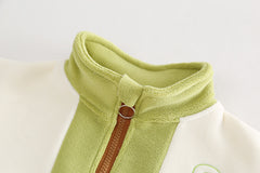 SSX220824-48P طقم ولادي شتوي تقيل مبطن فرو بالكامل قطعتين ( بلوزة + بنطلون)