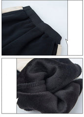 WZS040924-16 طقم سبورت شتوي مبطن فرو بالكامل قطعتين ( جكيت + بنطلون)