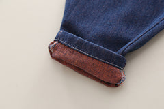 SSX220824-141 طقم جينز 3 قطع ( جكيت + بلوزة + بنطلون )