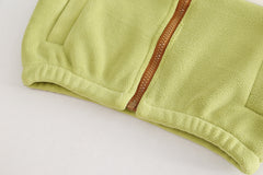 SSX220824-48P طقم ولادي شتوي تقيل مبطن فرو بالكامل قطعتين ( بلوزة + بنطلون)