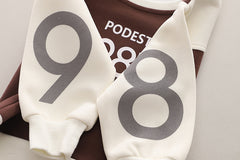 SSX220824-131 ترنج ولادي قطن تقيل دافي ربيعي خريفي قطعتين ( بلوزة+ جكيت)