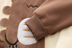 SSX220824-133 طقم شتوي تقيل مبطن فرو بالكامل قطعتين ( بلوزة + بنطلون)