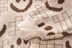 SSX220824-60 طقم ولادي شتوي تقيل مبطن فرو بالكامل قطعتين ( بلوزة + بنطلون)