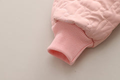 SSN040924-27 طقم بناتي شتوي قطعتين مبطن فرو بالكامل ( بلوزة + بنطلون)