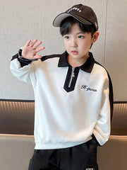 WZH301124-26 هودي ولادي قطن دافي