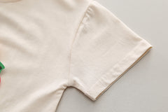 SSX220824-68 طقم ولادي قطعتين ( بلوزة + شورت)