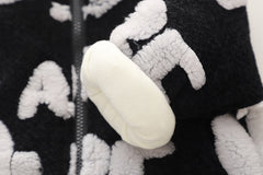 SSX220824-14 كبود ولادي بناتي شتوي تقيل مبطن فرو