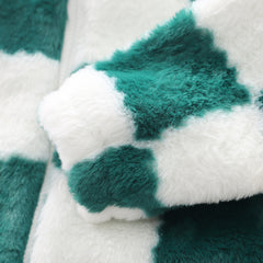 SSX220824-28 كبود بناتي ولادي مبطن مع حقيبة فرو ومبطن فرو تقيل