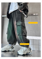 WZH301124-24 طقم جينز ولادي قطعتين ( جكيت + بنطلون)