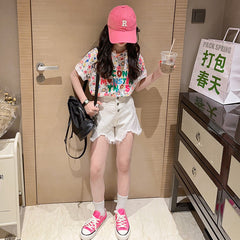 RM150424-16 بلوزة بناتي صيفي