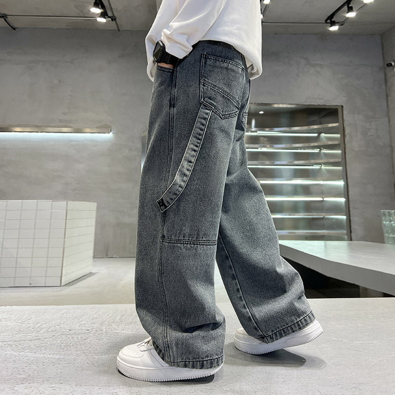 WZH301124-43 بنطلون جينز ولادي