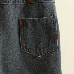 RM0608-11 طقم ولادي قطعتين ( قميص + بنطلون جينز )