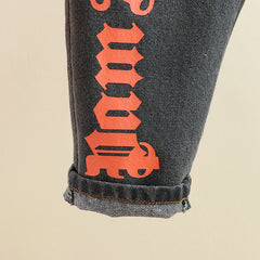 RM0608-11 طقم ولادي قطعتين ( قميص + بنطلون جينز )