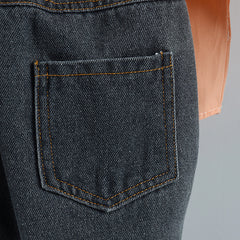 RM0608-11 طقم ولادي قطعتين ( قميص + بنطلون جينز )