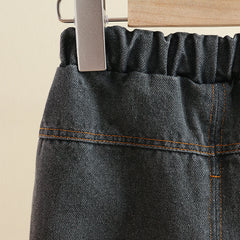 RM0608-11 طقم ولادي قطعتين ( قميص + بنطلون جينز )