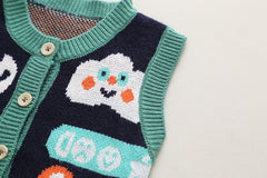 RM0608-18 طقم ولادي 3 قطع ( قميص + فست صوف + بنطلون جينز )