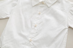 RM0608-18 طقم ولادي 3 قطع ( قميص + فست صوف + بنطلون جينز )